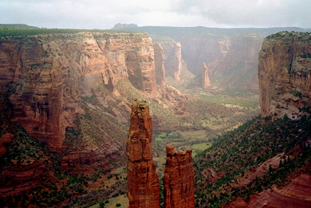 Photo of Spider Rock at Canyon de Chelly National Monument taken on a private custom tour with Tour The Southwest .com